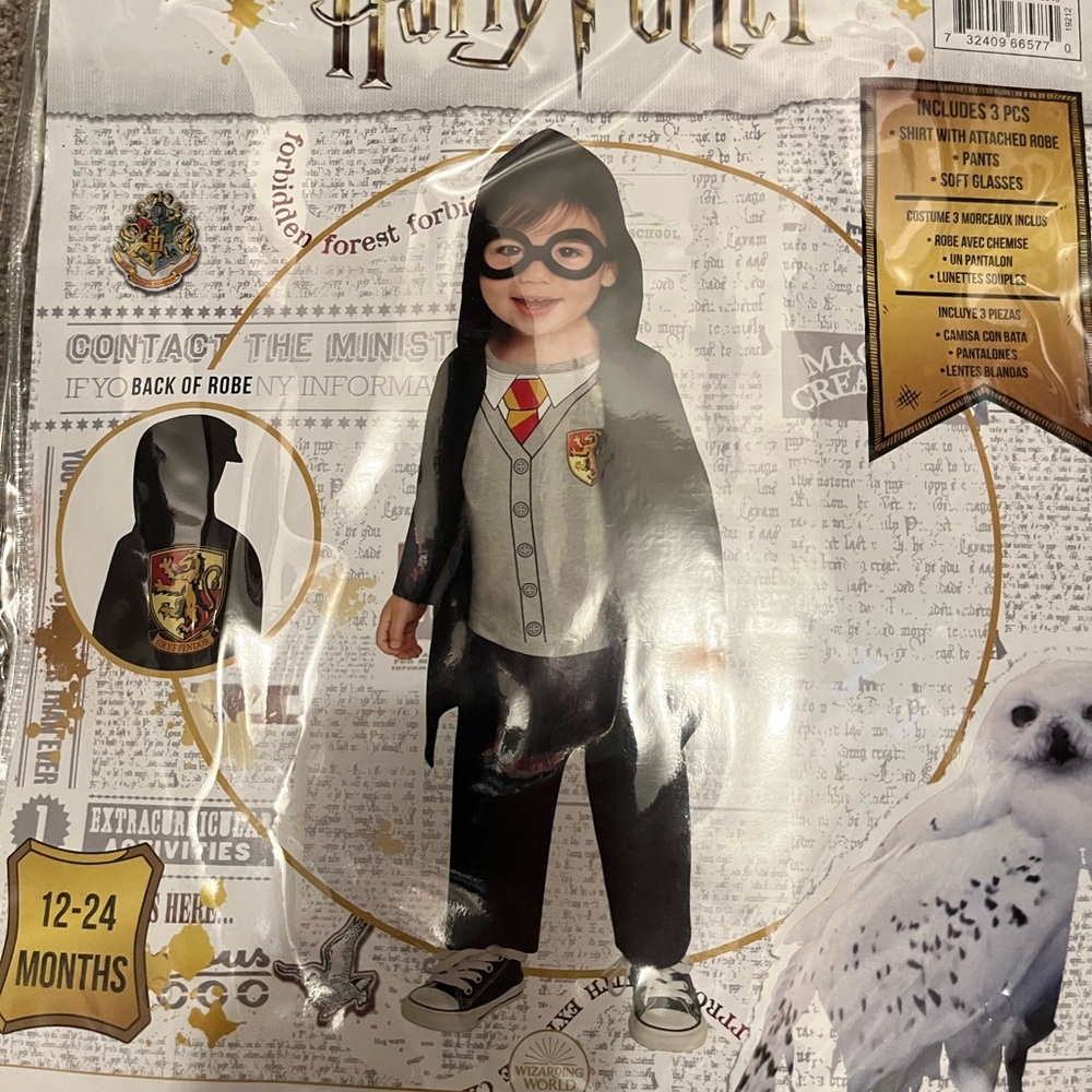 Harry Potter Costume 12-24 Months
